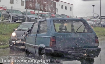 Viterbo - Incidente sulla Cassia nord