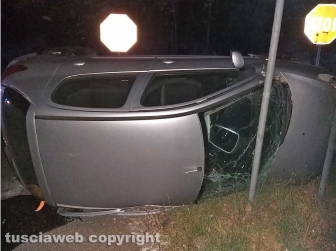 Montefiascone - Incidente sulla Cassia Nord