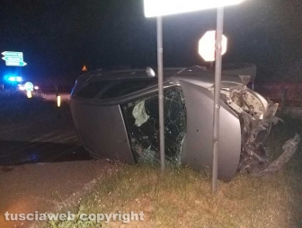 Montefiascone - Incidente sulla Cassia Nord