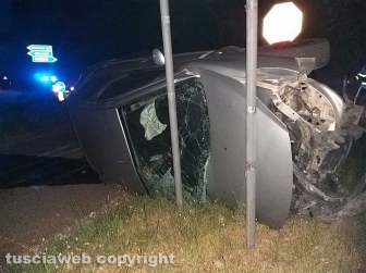 Montefiascone - Incidente sulla Cassia Nord