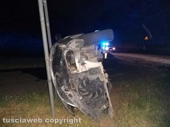 Montefiascone - Incidente sulla Cassia Nord