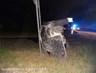 Montefiascone - Incidente sulla Cassia Nord