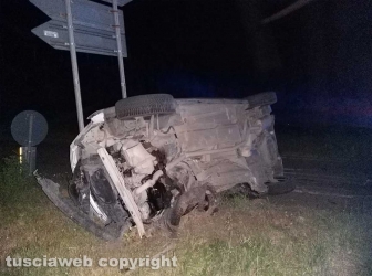 Montefiascone - Incidente sulla Cassia Nord