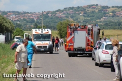 Viterbo - Incidente sulla Cassia Nord