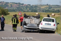 Viterbo - Incidente sulla Cassia Nord