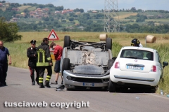 Viterbo - Incidente sulla Cassia Nord