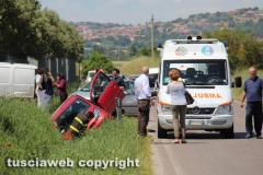 Viterbo - Incidente sulla Cassia Nord