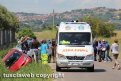 Viterbo - Incidente sulla Cassia Nord