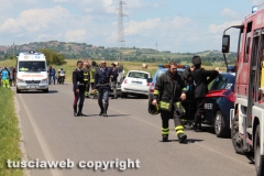 Viterbo - Incidente sulla Cassia Nord