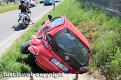 Viterbo - Incidente sulla Cassia Nord