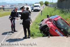 Viterbo - Incidente sulla Cassia Nord