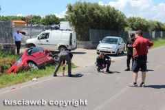 Viterbo - Incidente sulla Cassia Nord