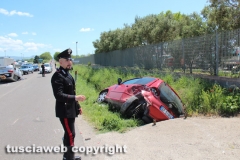 Viterbo - Incidente sulla Cassia Nord