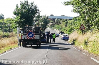 Sutri - Scontro mortale sulla Cassia
