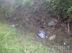 Il km 6,500 in cui è avvenuto lo schianto mortale