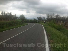 Il km 6,500 in cui è avvenuto lo schianto mortale