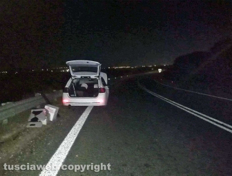 Viterbo - Incidente sulla superstrada