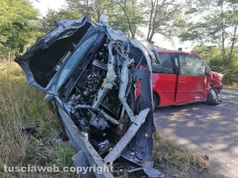 Viterbo - Incidente sulla Teverina