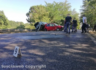 Viterbo - Incidente sulla Teverina