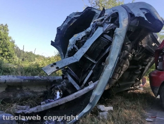 Viterbo - Incidente sulla Teverina