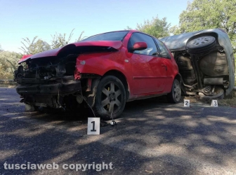 Viterbo - Incidente sulla Teverina