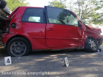 Viterbo - Incidente sulla Teverina