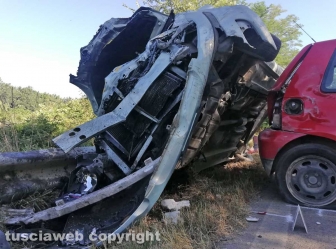 Viterbo - Incidente sulla Teverina
