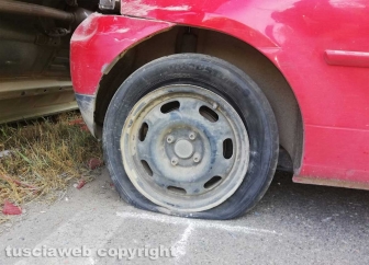 Viterbo - Incidente sulla Teverina