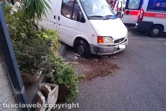 Montefiascone - Incidente sulla Verentana