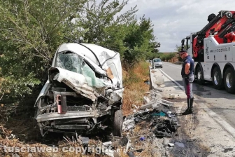 Tarquinia - L'incidente sull'Aurelia bis