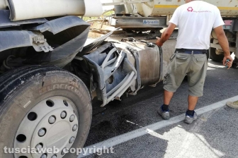 Tarquinia - L'incidente sull'Aurelia bis