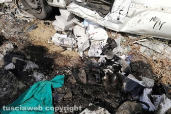 Tarquinia - L'incidente sull'Aurelia bis