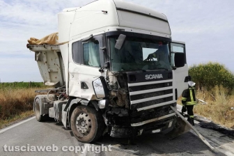Tarquinia - L'incidente sull'Aurelia bis