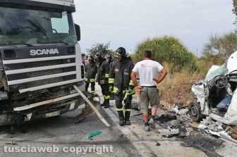 Tarquinia - L'incidente sull'Aurelia bis