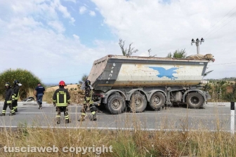 Tarquinia - L'incidente sull'Aurelia bis