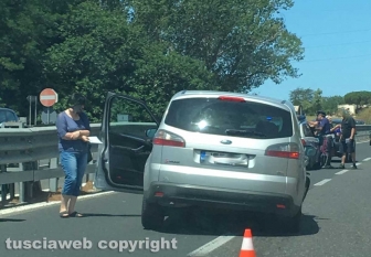 Montalto - Incidente sull'Aurelia