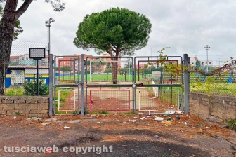 Sport - Calcio - Incuria al campo Rossi