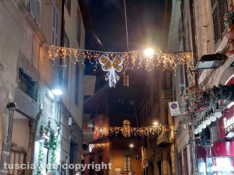 Viterbo - Luminari di Natale - Via Saffi