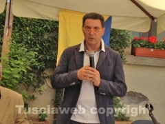 Giulio Marini durante la cerimonia