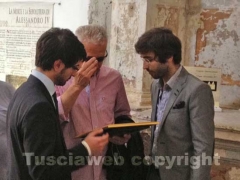 La cerimonia di intitolazione della biblioteca