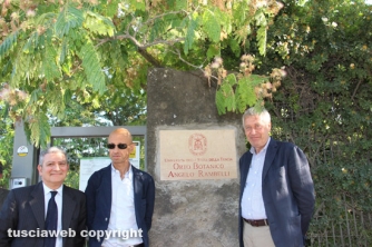Intitolazione dell\'Orto botanico al professor Angelo Rambelli