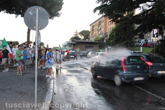 Italia ai quarti, festa a Viterbo