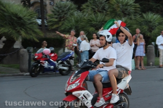 Italia ai quarti, festa a Viterbo