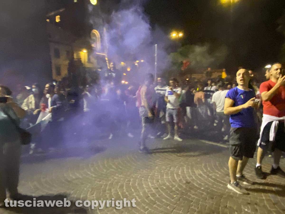 Calcio - Italia campione d'Europa - I festeggiamenti a Viterbo