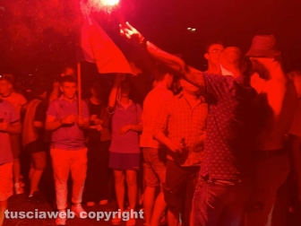 Calcio - Italia campione d'Europa - I festeggiamenti a Viterbo