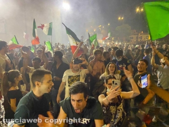 Calcio - Italia campione d'Europa - I festeggiamenti a Viterbo