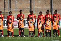 Il Ghana durante l\'inno nazionale