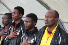 Il Ghana durante l\'inno nazionale