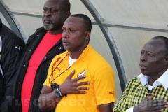 Il Ghana durante l\'inno nazionale