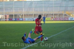 Un momento della partita